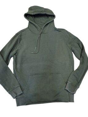 Bylt Basics Core French Terry Hoodie in Olive Green Size XS
